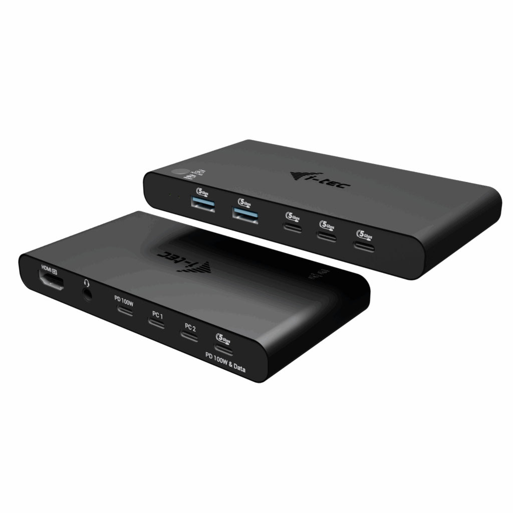 i-tec KVM for hosts USB-C Docking Station 100W