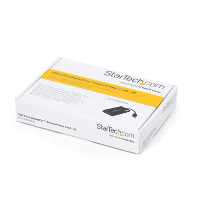 StarTech.com USB 3.0 to DisplayPort Adapter - DisplayLink Certified - 4K 30Hz Hub