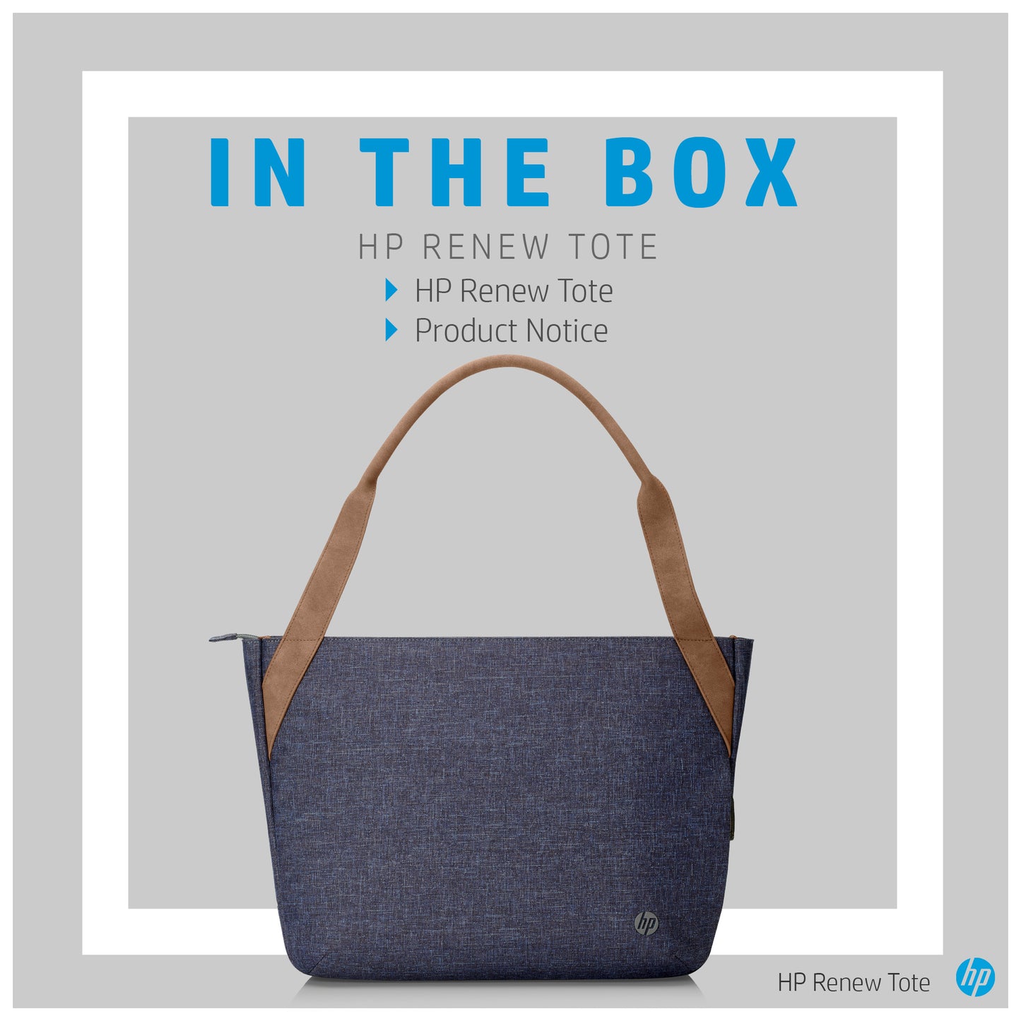 HP Renew 14 Navy Tote Laptop Bag