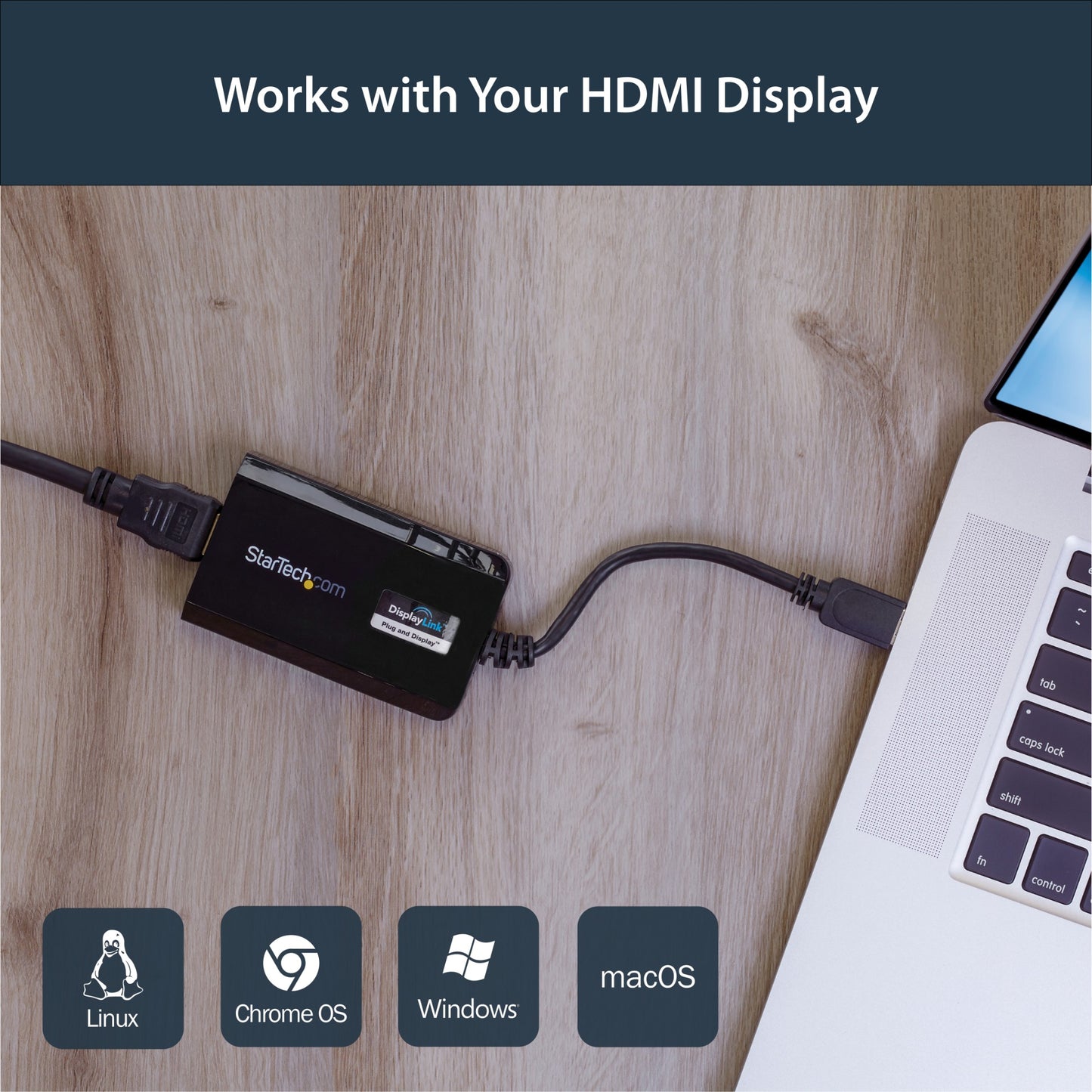 StarTech.com USB 3.0 to HDMI Adapter - DisplayLink Certified - 1080p (1920x1200) Hub