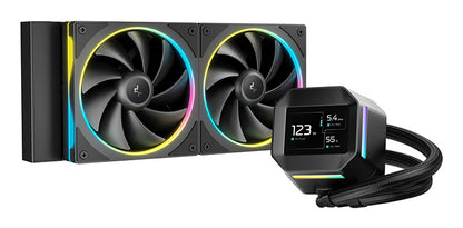 DeepCool LM240 Processor Liquid cooling kit 12 cm Black 1 pc(s)