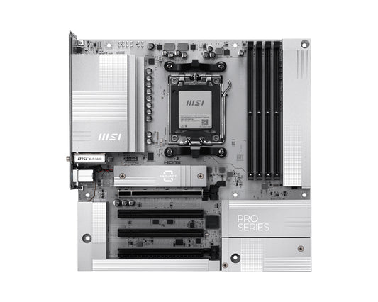 MSI AM5 PRO B850M-A WIFI PZ M-ATX AMD B850 Socket AM5 micro ATX Motherboard