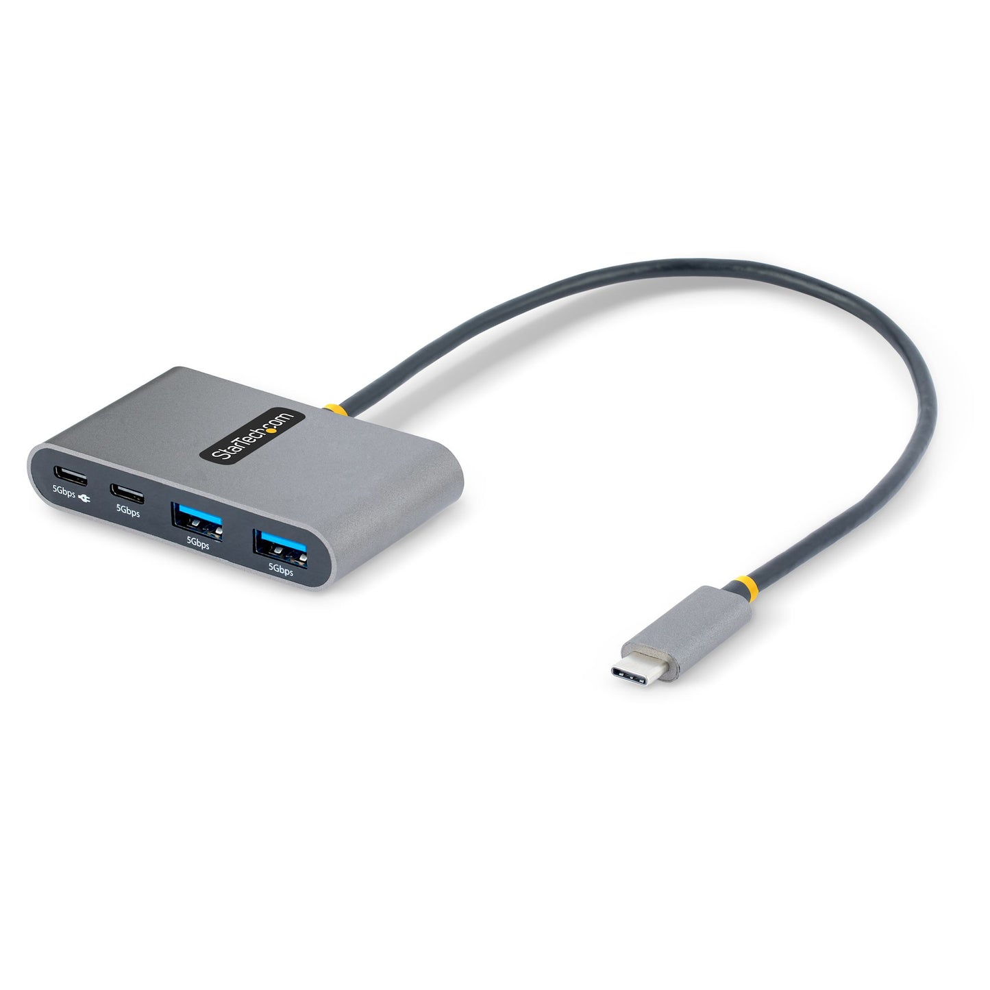 StarTech.com 4-Port USB-C Hub with 100W Power Delivery Pass-Through - 2x USB-A + 2x