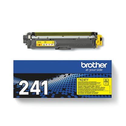 Brother TN-241Y Yellow Toner Cartridge (1.4K pages, Brother HL-3140)