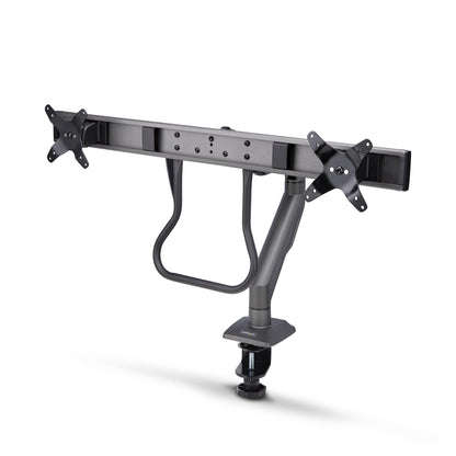 StarTech.com Desk Mount Dual Monitor Arm with Crossbar, Up To 27" Displays, VESA