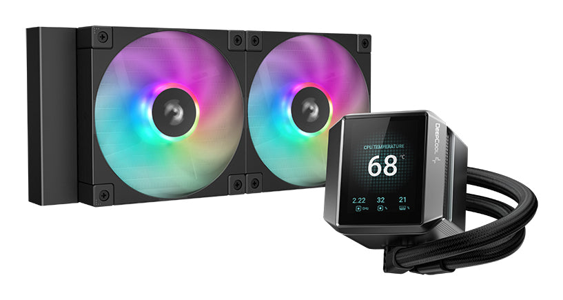 DeepCool MYSTIQUE 240 ARGB Processor All-in-one liquid cooler 12 cm Black 1 pc(s) Cooling