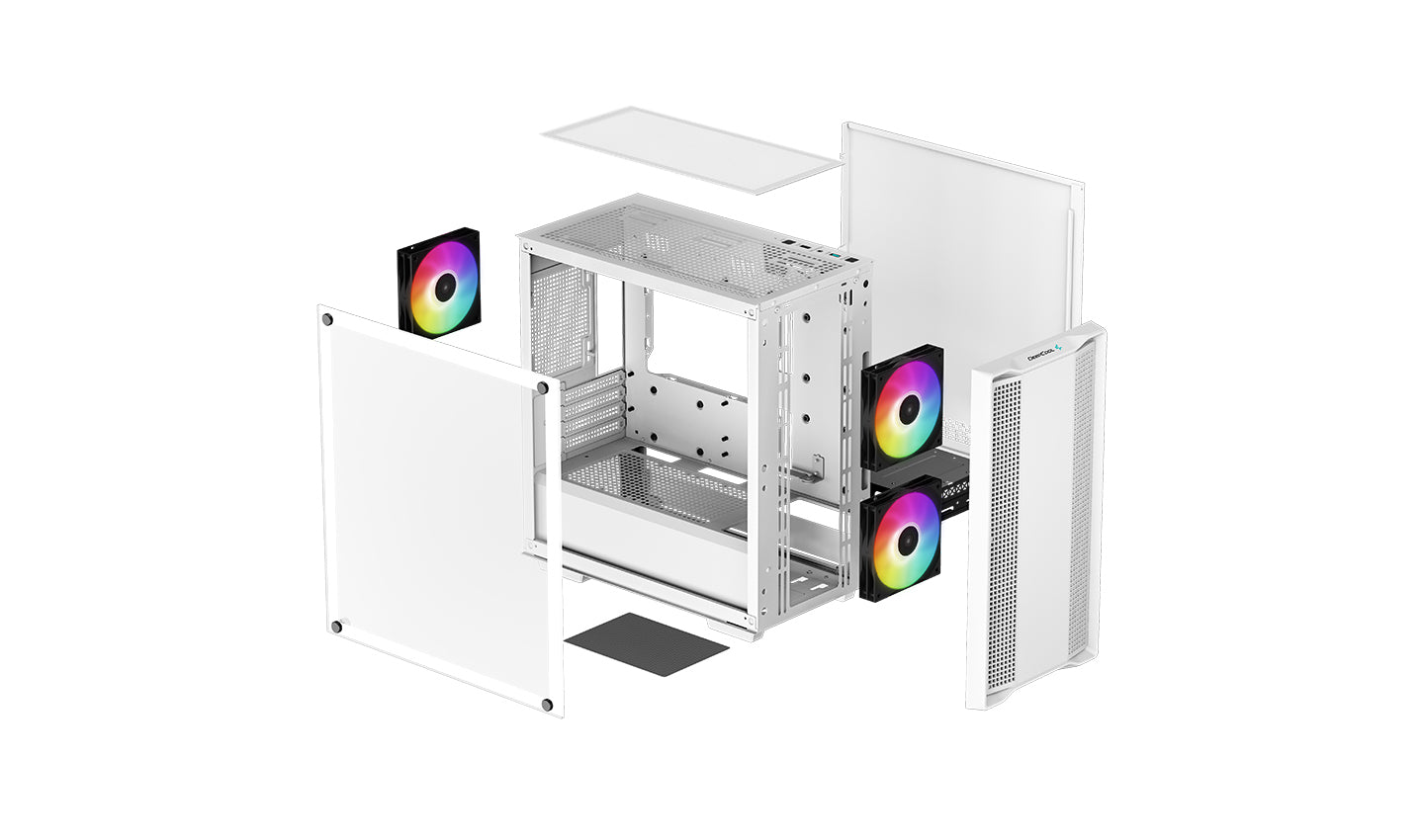 DeepCool CC360 WH ARGB Mini Tower White PC Case