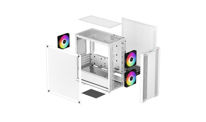 DeepCool CC360 WH ARGB Mini Tower White PC Case