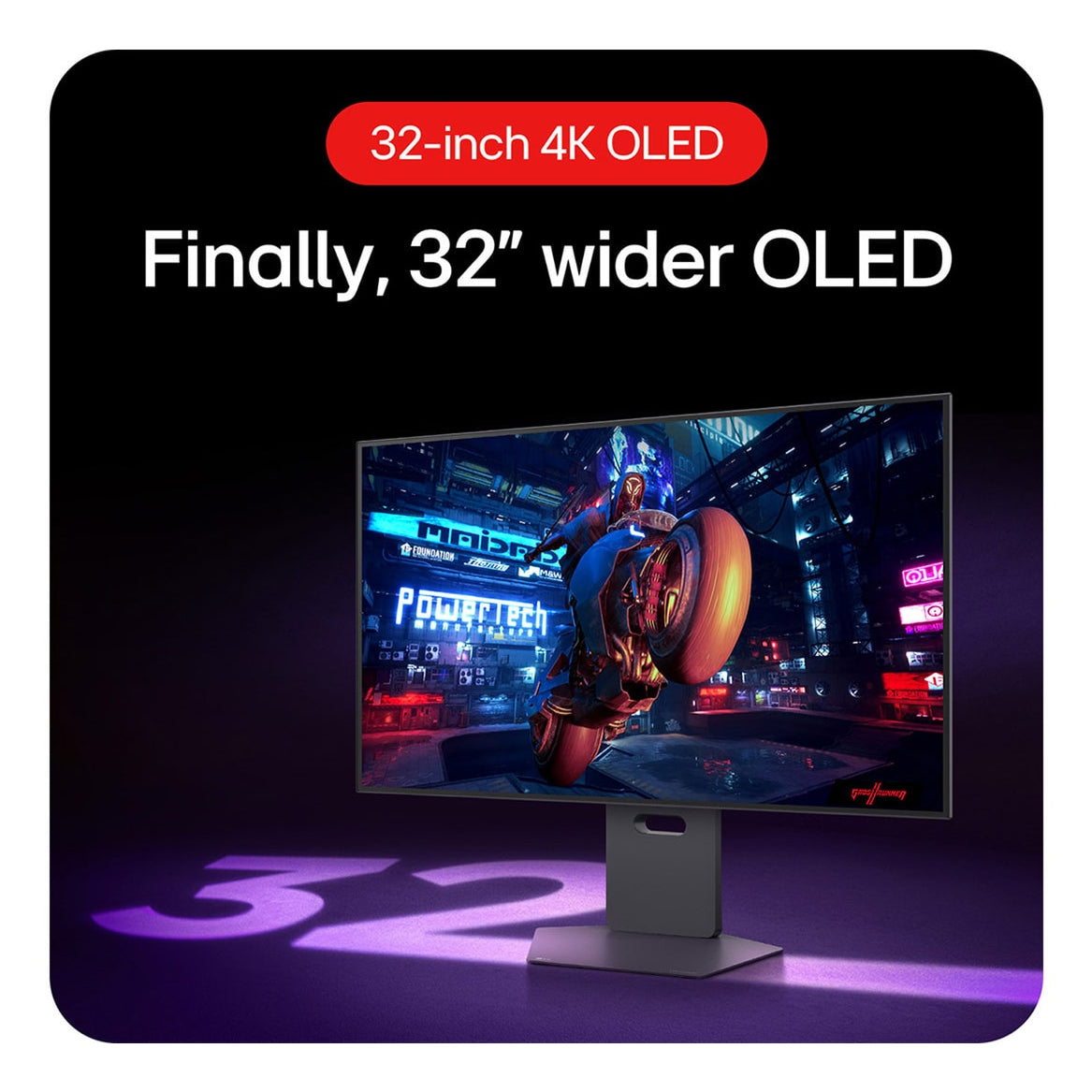 LG 32GS95UV-B 32" 4K UHD OLED 240Hz Monitor