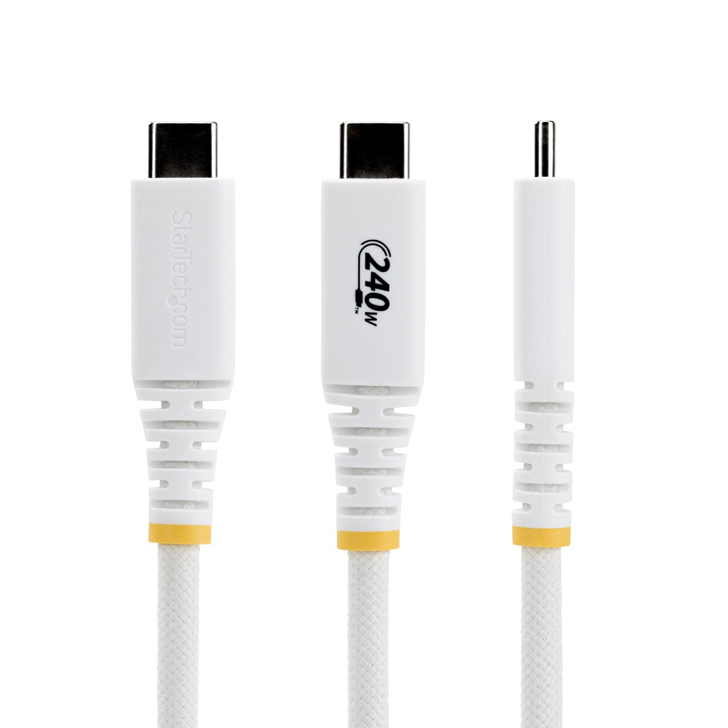StarTech.com 3m (10ft) USB-C Charging Cable, Durable and Ultra-Flexible, 240W (5A)