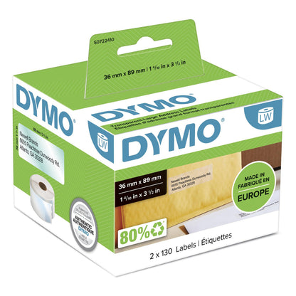 DYMO 99013/S0722410 DirectLabel-etikettes 89mm x36mm for Dymo 400 Duo/60mm Labels