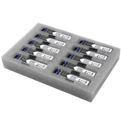 StarTech.com Cisco GLC-LH-SMD Compatible SFP Module (10 Pack) - 1000BASE-LX/LH - 1GbE Single Mode Fiber SMF Optic Transceiver - 1GE Gigabit Ethernet SFP - LC 10km - 1310nm - DDM Cisco Firepower, ASR920, IE2000 Networking