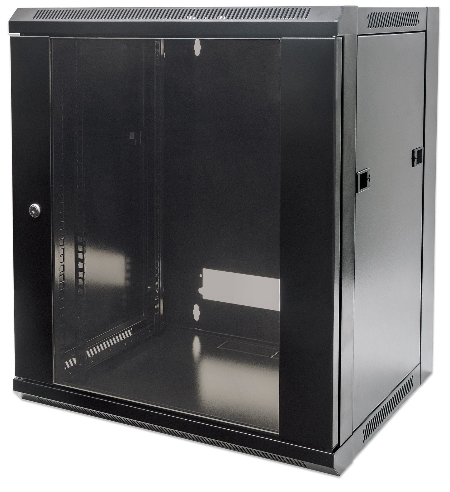 Intellinet 19" Network Cabinet - Wall Mount (Standard), 12U, 450mm Deep, Black Rack