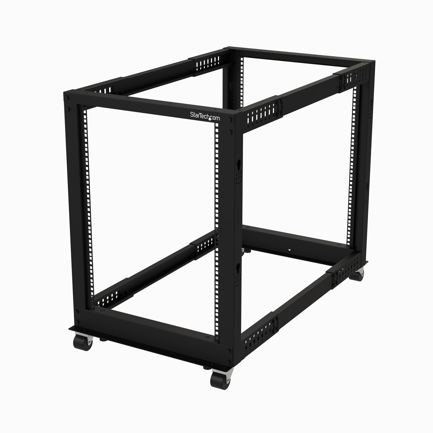 StarTech.com 15U 4-Post Server Rack, 19in Open Frame Rack with 40in (101cm) Mounting