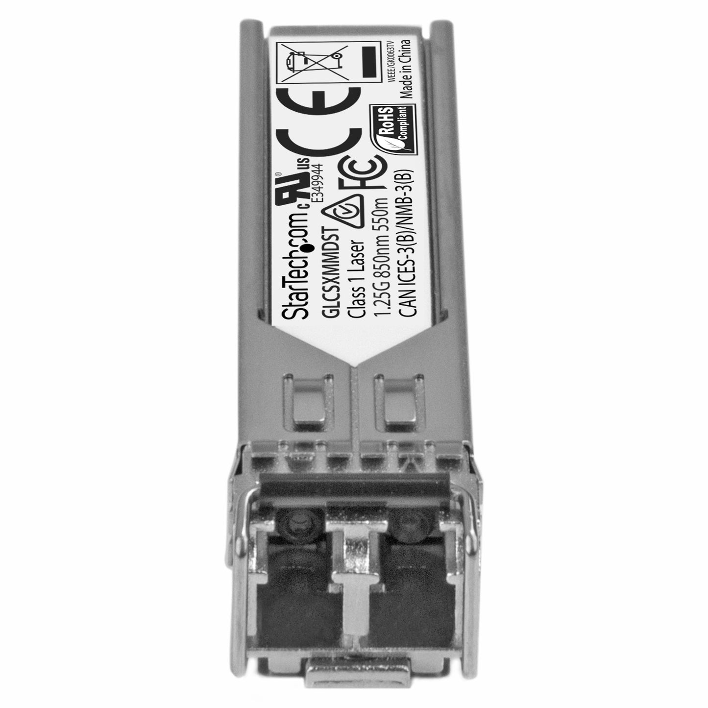 StarTech.com Cisco GLC-SX-MMD Compatible SFP Module - 1000BASE-SX - 1GbE Multimode Fiber MMF Optic Transceiver - 1GE Gigabit Ethernet SFP - LC 550m - 850nm - DDM Cisco Firepower, ASR920, IE2000 Networking