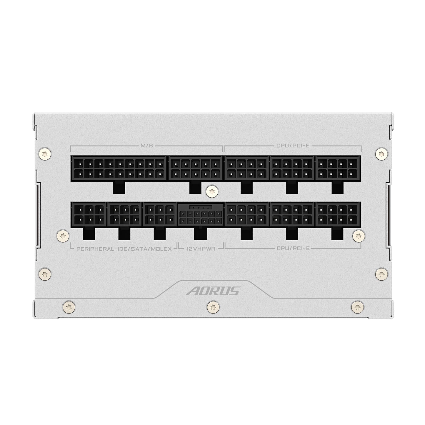 Gigabyte AORUS ELITE P1000W ICE Power Supply Unit - PCIe 5.0, 80 PLUS Platinum