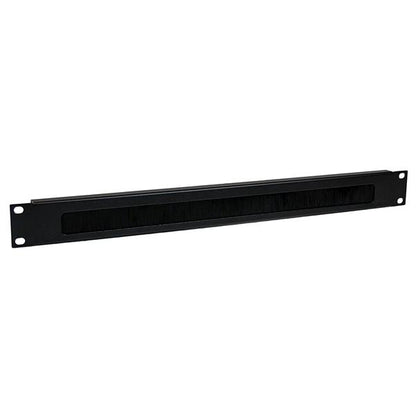 StarTech.com 1U High-density Brush Strip Cable Management Panel, Sturdy Steel Rack