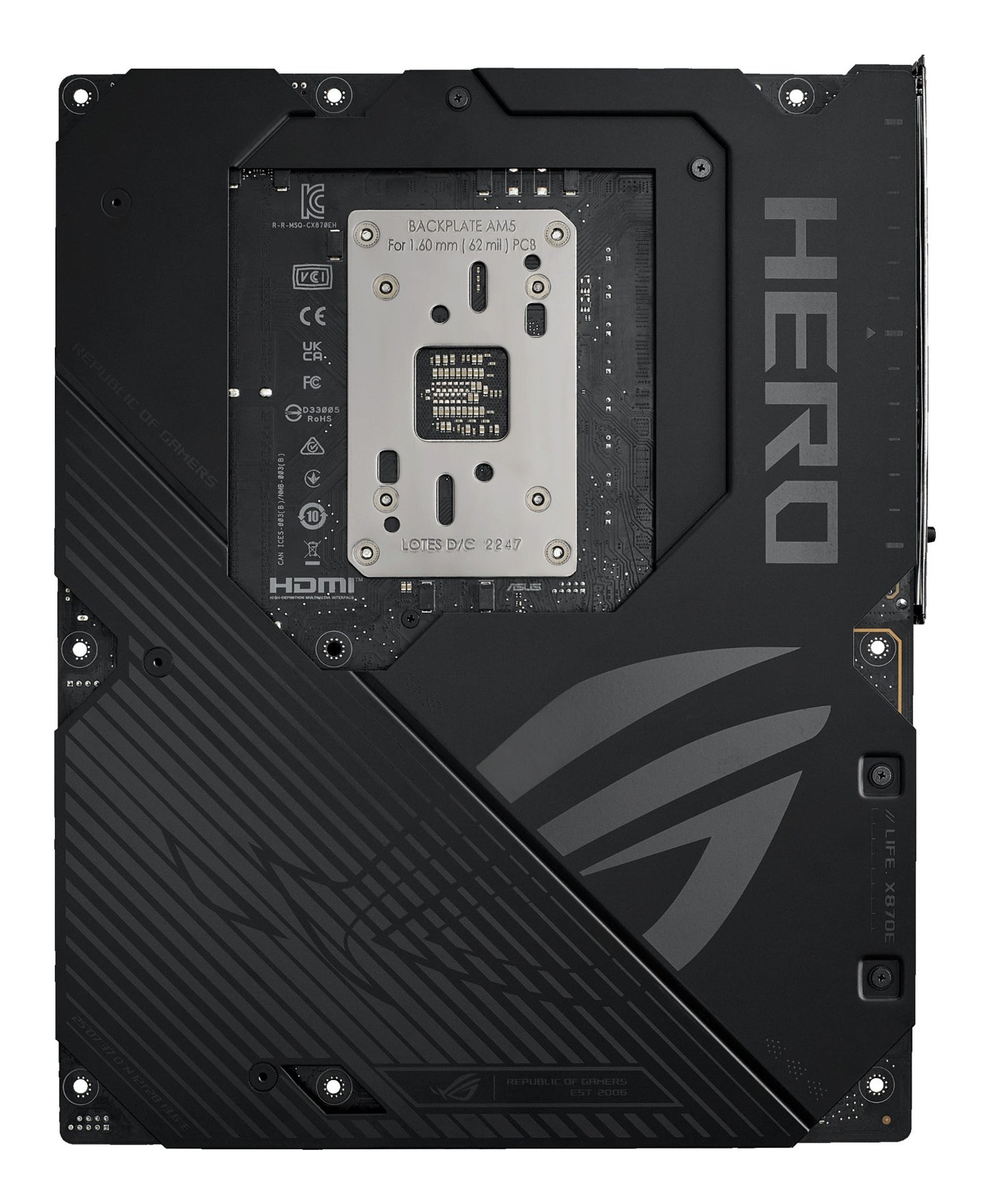ASUS ROG CROSSHAIR X870E HERO AMD X870E Socket AM5 ATX Motherboard