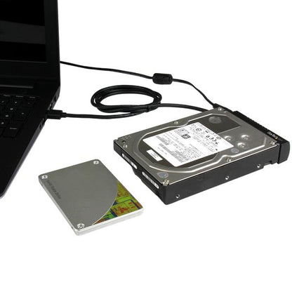 StarTech.com SATA to USB Cable, USB 10Gbps to 2.5in and 3.5in SATA I II III Hard Hub