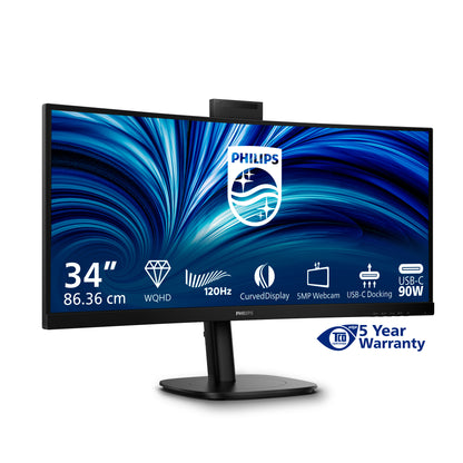 Philips 3000 series 34B2U3600CH/00 34" UWQHD VA 120Hz Curved Monitor