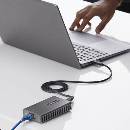 StarTech.com USB4 to Ethernet Adapter, 10GbE, Multi-Gigabit, Thunderbolt Compatible