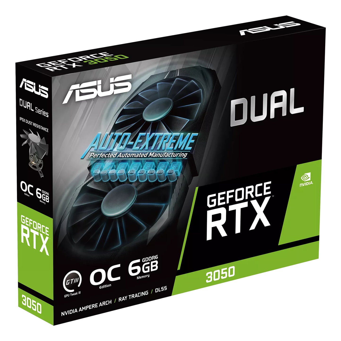 ASUS Dual GeForce RTX 3050 6GB GDDR6 Graphics Card