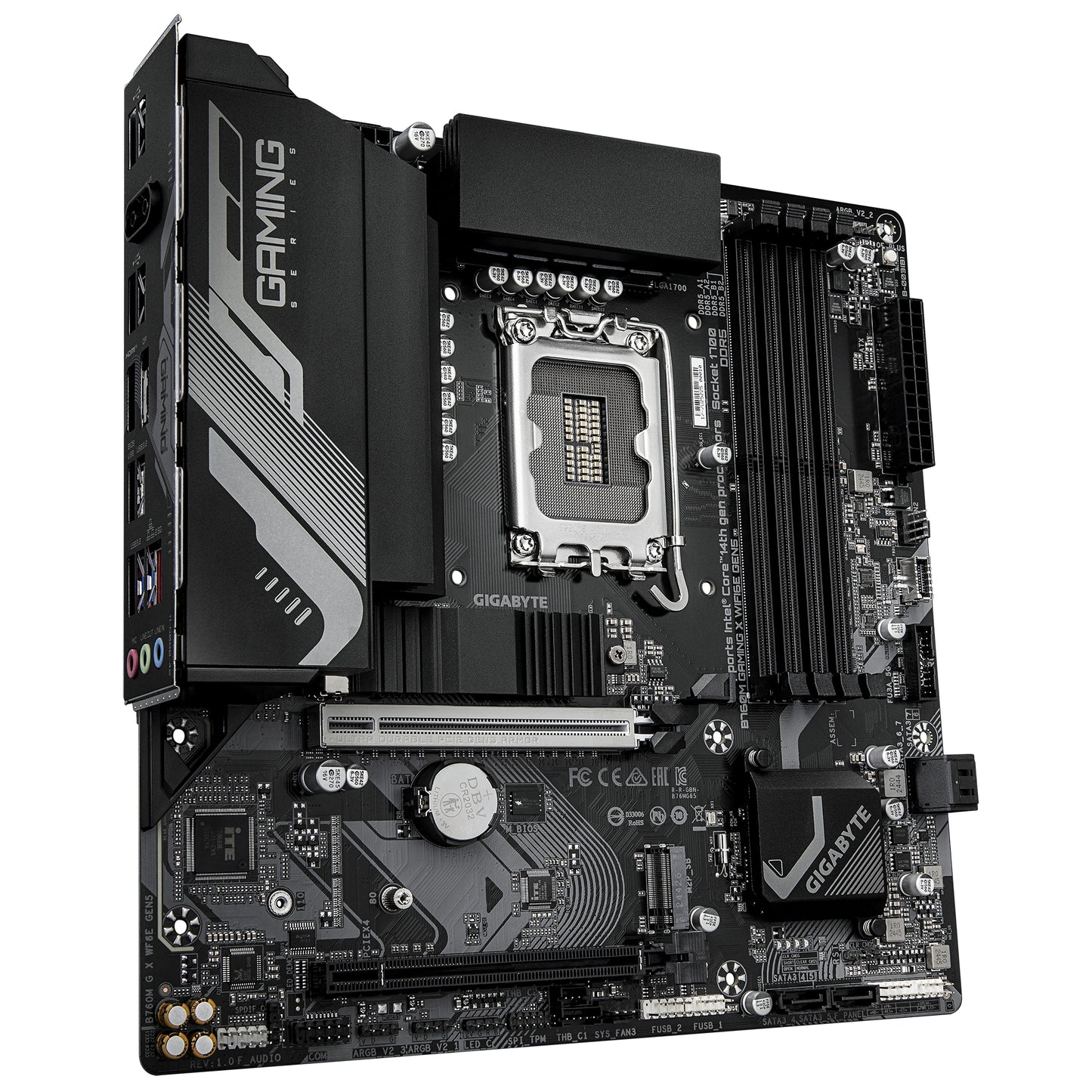 Gigabyte B760M GAMING X WIFI6E GEN5 Motherboard - Supports 14th Gen. Intel Core