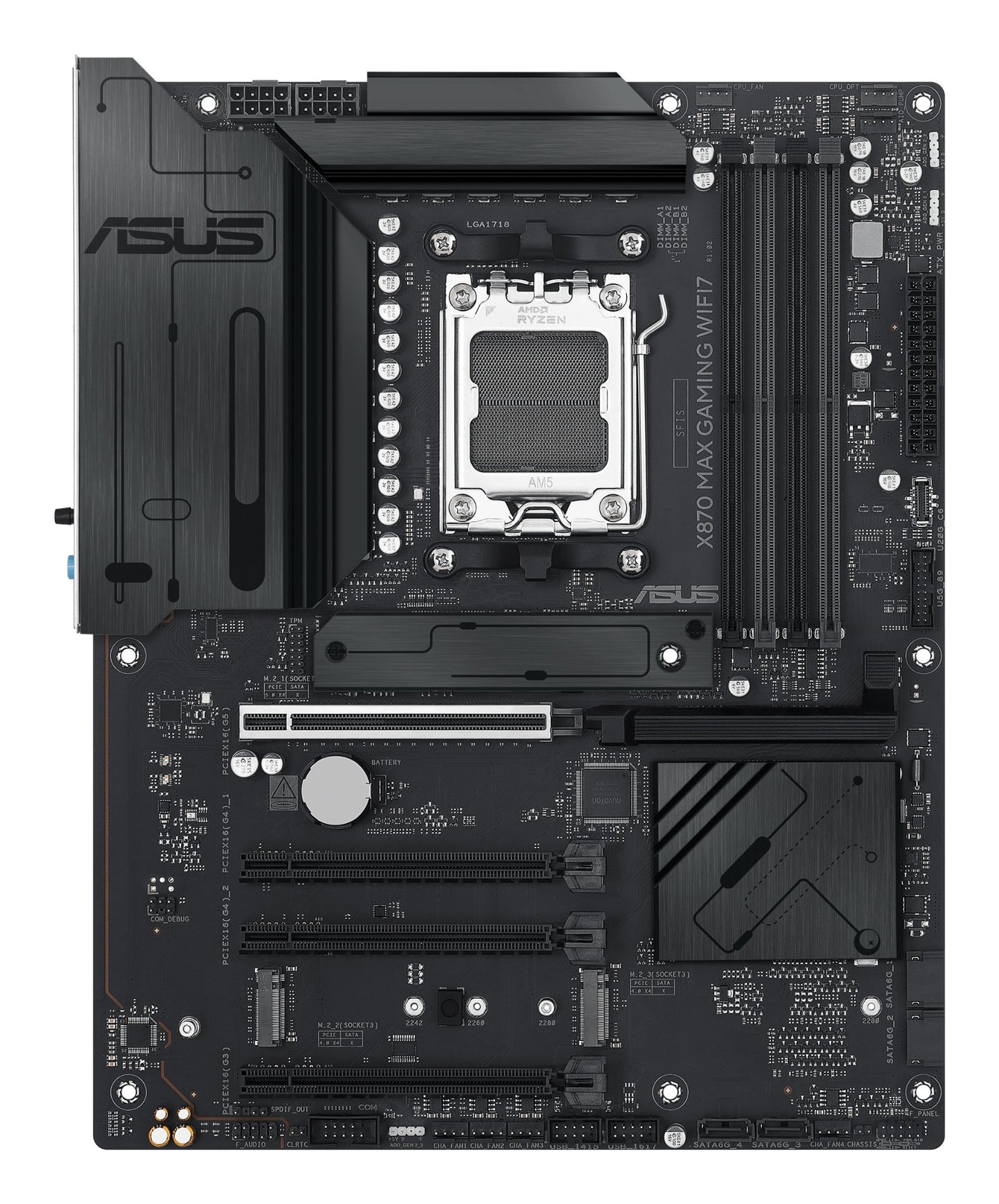 ASUS X870 MAX GAMING WIFI7 AMD X870 Socket AM5 ATX Motherboard
