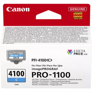 Canon 6778C001/PFI-4100C Cyan Ink Cartridge (Canon IPF PRO-1100)