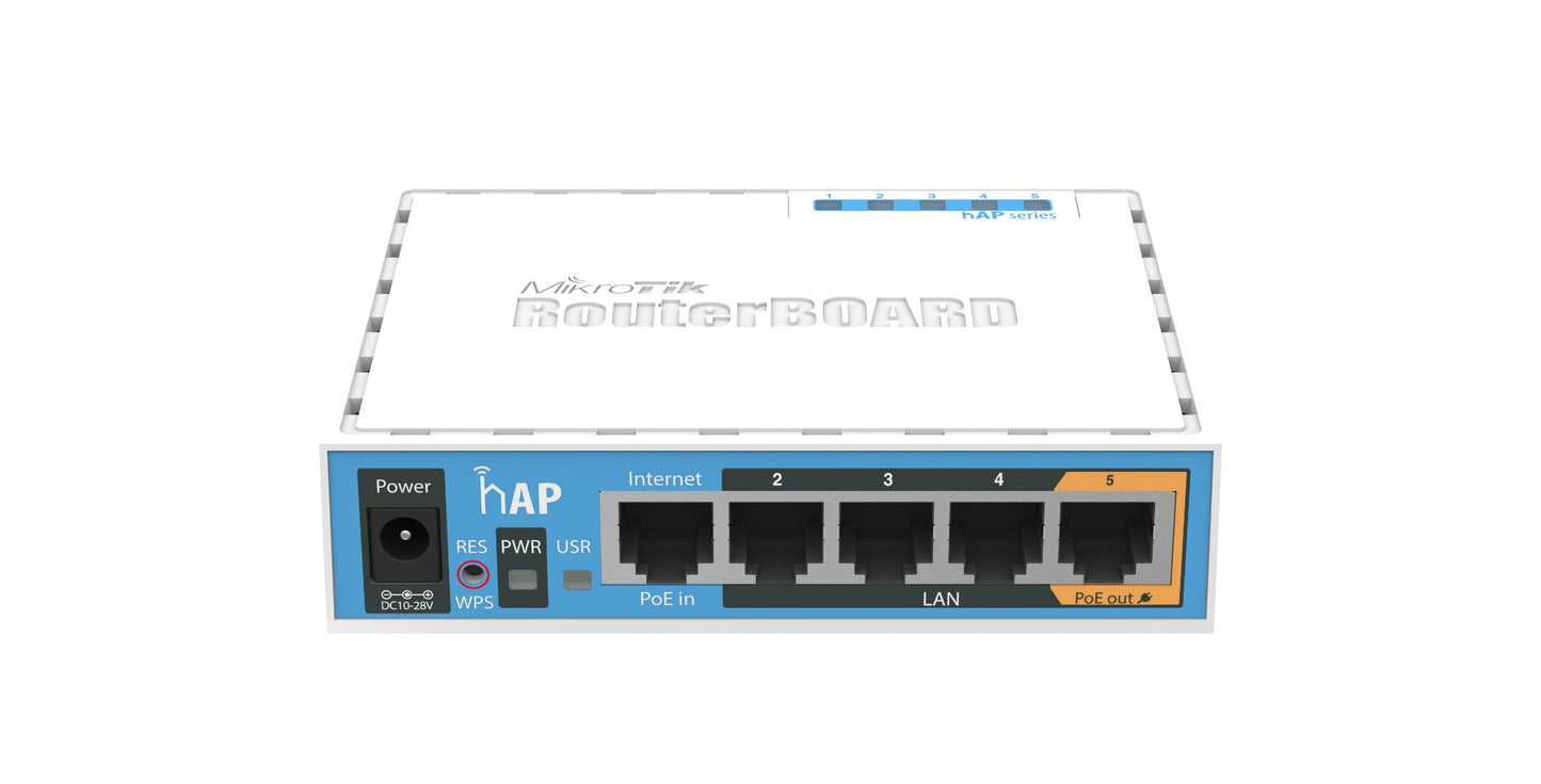 Mikrotik hAP White Power over Ethernet (PoE) Networking