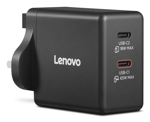 Lenovo 40AW065BUK power adapter/inverter Auto/Indoor 65 W Black Charger