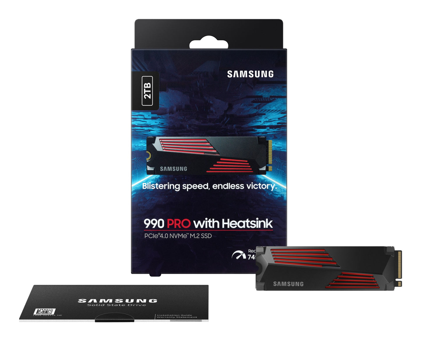 Samsung MZ-V9P2T0CW 2TB M.2 NVMe PCIe Gen4 SSD