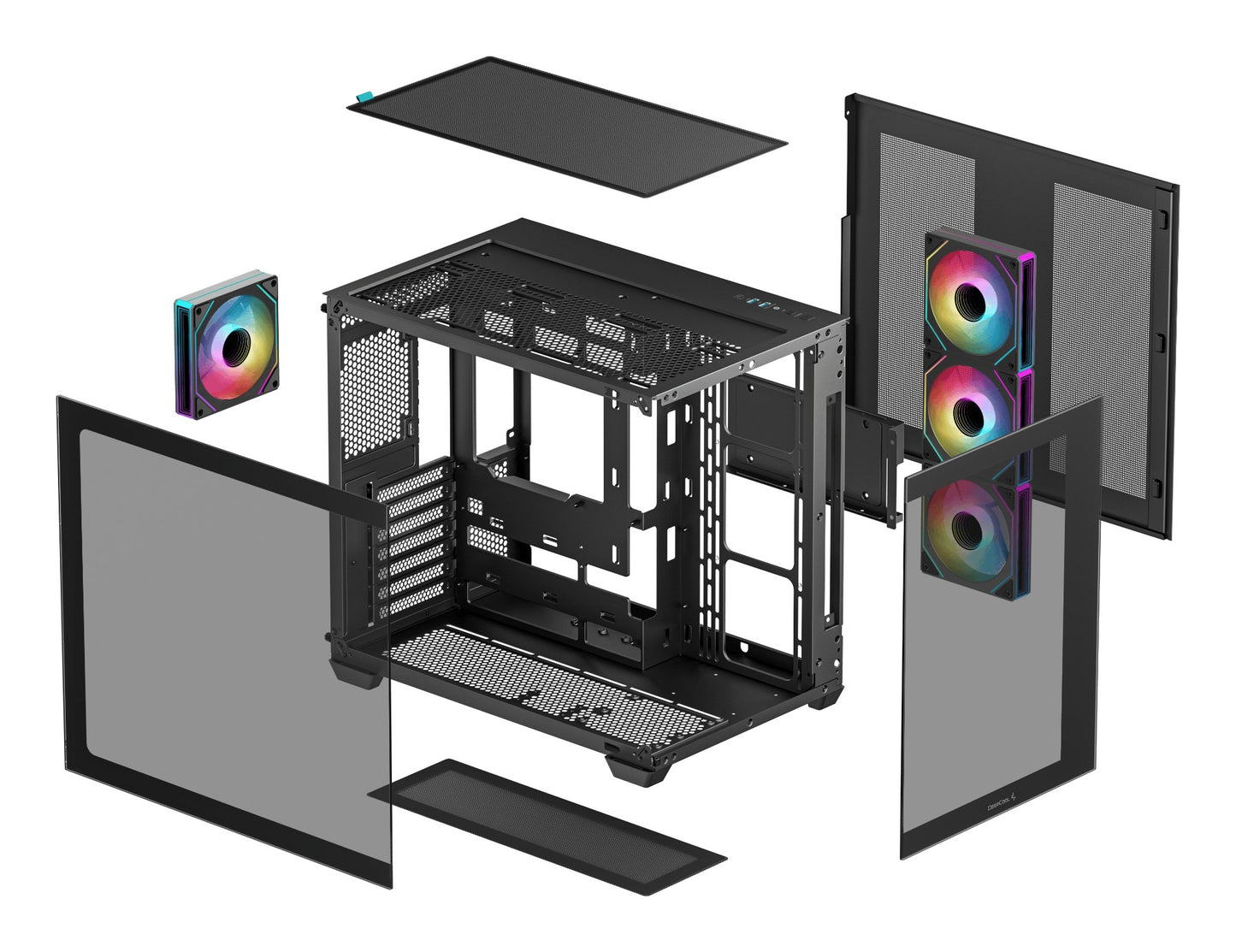 DeepCool CG530 4F Midi Tower Black PC Case