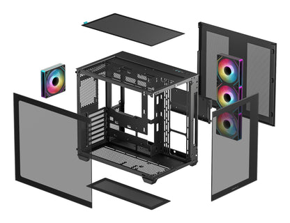 DeepCool CG530 4F Midi Tower Black PC Case