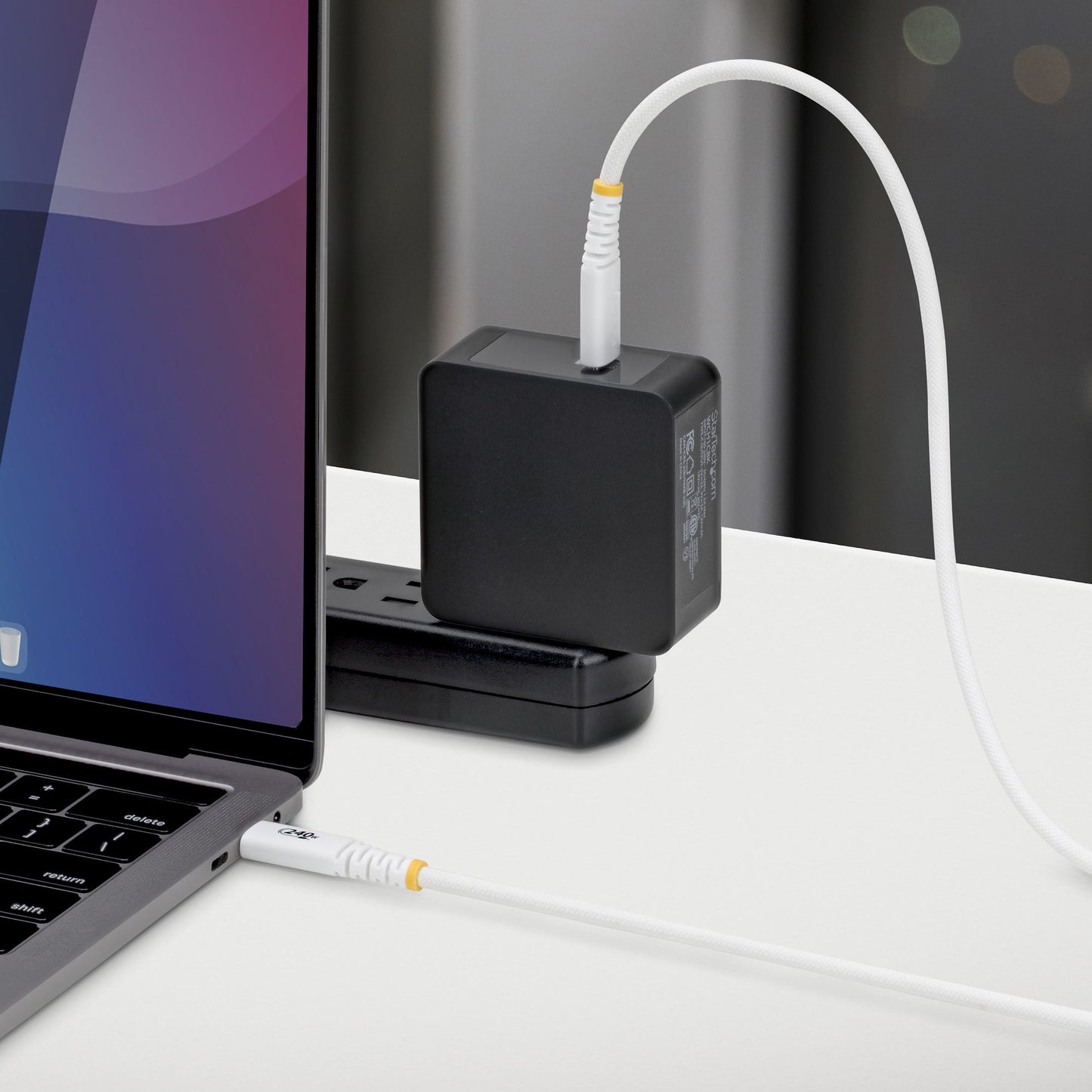 StarTech.com 3m (10ft) USB-C Charging Cable, Durable and Ultra-Flexible, 240W (5A)