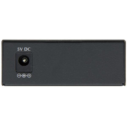 StarTech.com Multi-Mode (MM) / Single Mode (SM) Fiber Media Converter for 10/100/1000 Networks, Standalone Gigabit Ethernet to Fiber Converter, Open SFP Slot - TAA Networking