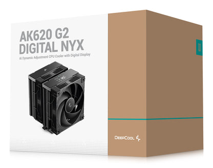 DeepCool AK620 G2 Digital NYX Processor Air cooler 12 cm Black 1 pc(s) Cooling