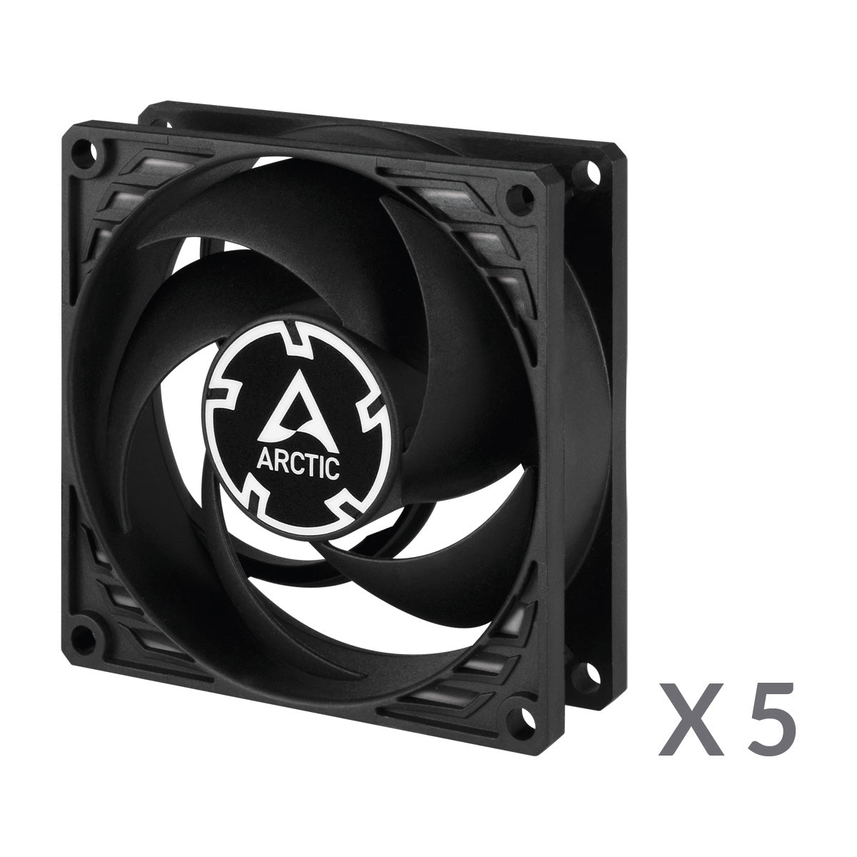 ARCTIC P8 PWM PST Value Pack - Pressure-optimised 80 mm Fan with PWM PST Cooling