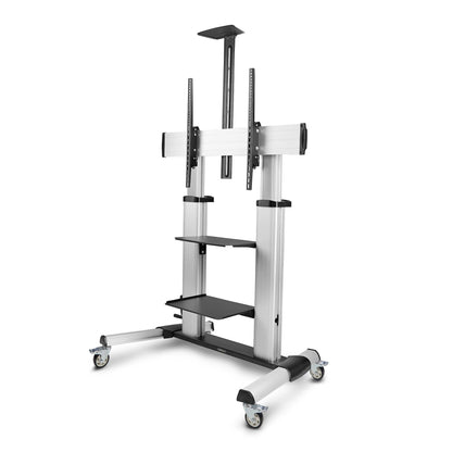 StarTech.com Rolling TV Cart/Stand On Wheels For 60-100inch Flat Screens Up To 220lb Mount