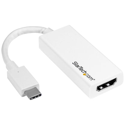 StarTech.com USB-C to HDMI Adapter - White - 4K 60Hz Hub