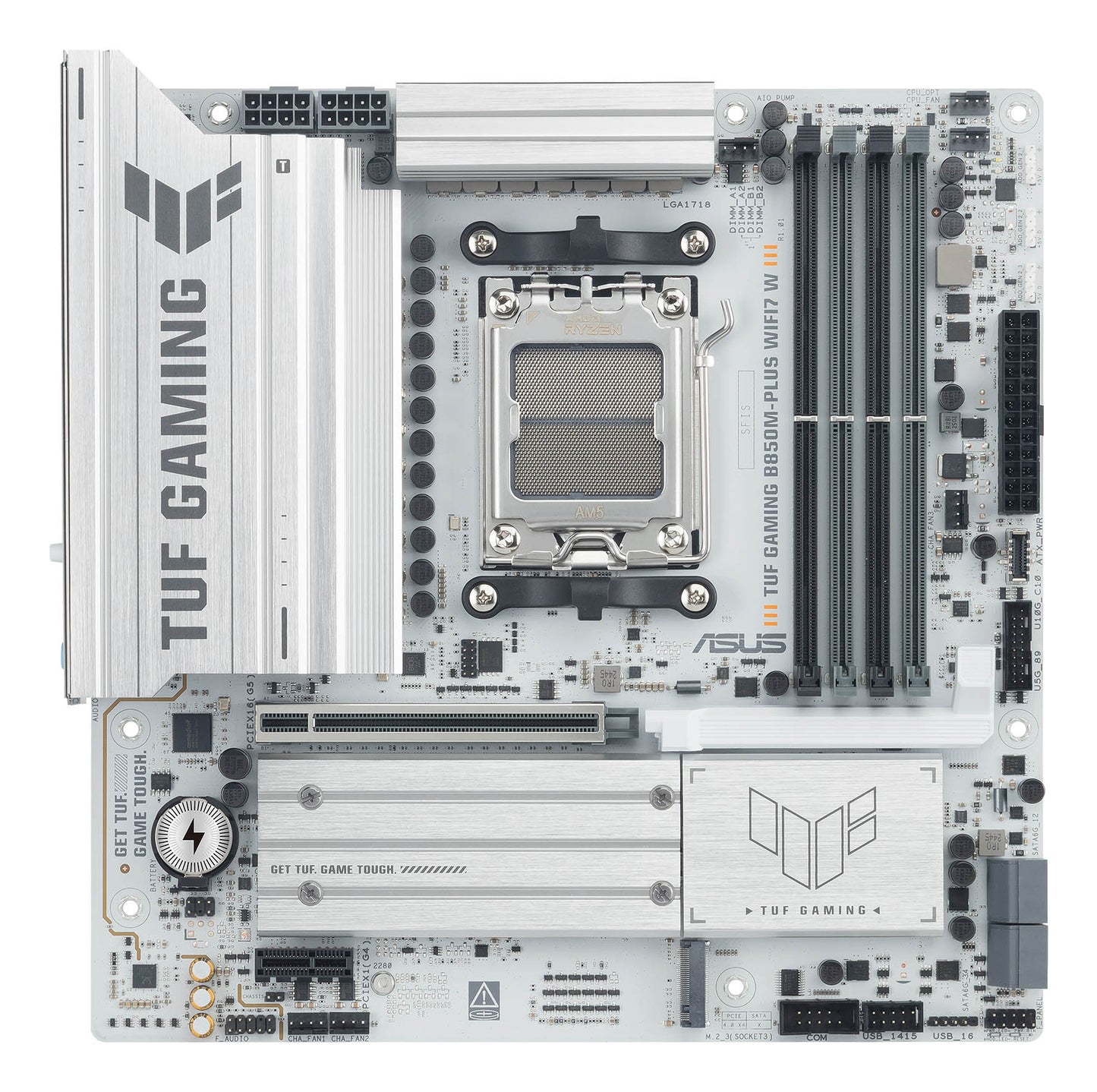 ASUS TUF GAMING B850M-PLUS WIFI7 W AMD B850 Socket AM5 micro ATX Motherboard