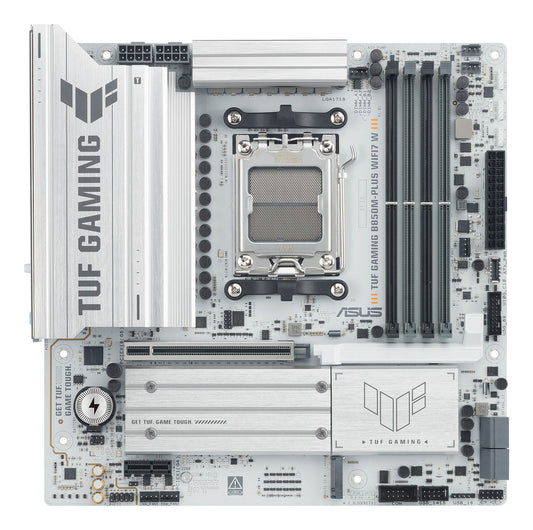 ASUS TUF GAMING B850M-PLUS WIFI7 W AMD B850 Socket AM5 micro ATX Motherboard