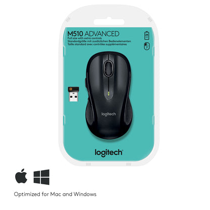 Logitech M510 Right-hand Wireless Mouse