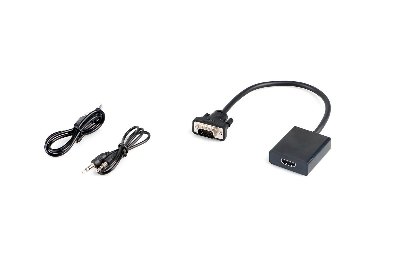 Microconnect MONGGHDMI video cable adapter 0.3 m VGA (D-Sub) HDMI Black