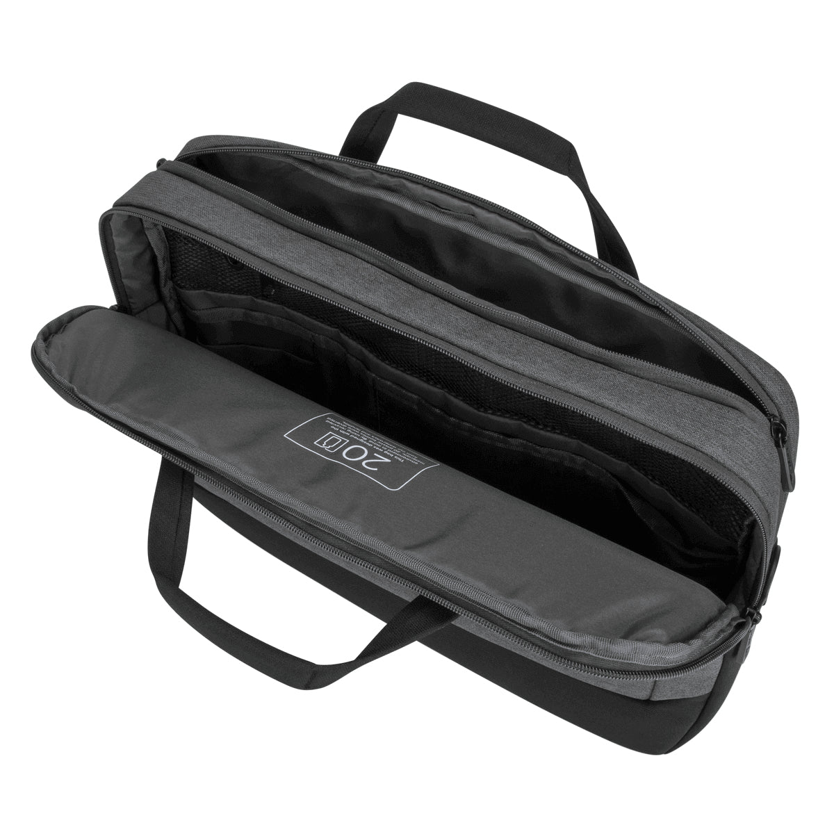Targus CypressEco 39.6 cm (15.6") Briefcase Black, Grey Laptop Bag