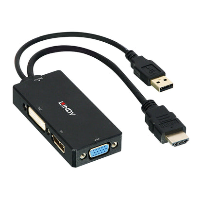 Lindy HDMI to DisplayPort, DVI and VGA Converter Cable