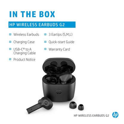 HP Wireless Earbuds G2 Headset