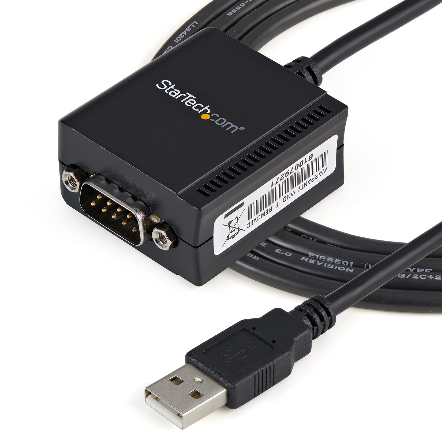 StarTech.com 6ft (1.8m) 1-Port FTDI USB to Serial RS232 Adapter Cable with COM