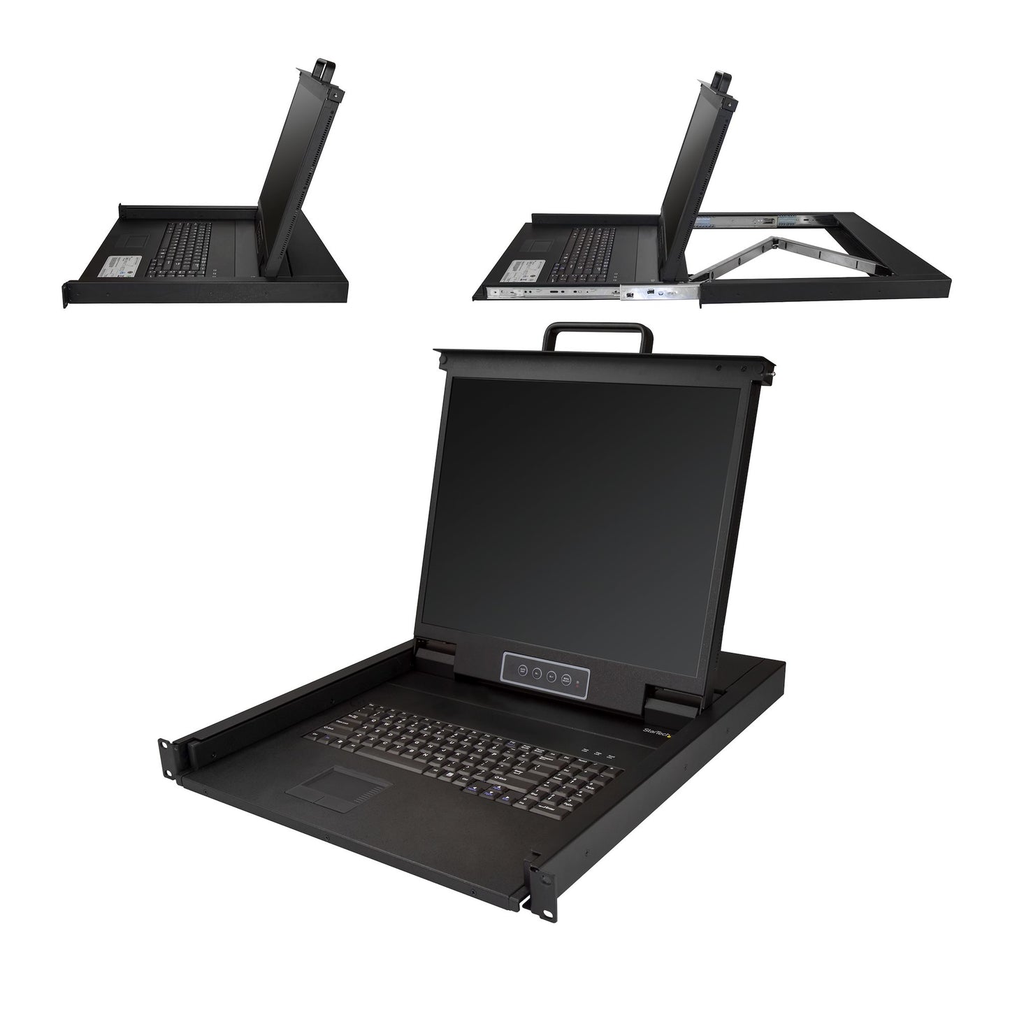 StarTech.com Rackmount KVM Console - Single Port VGA KVM with 19" LCD Monitor for