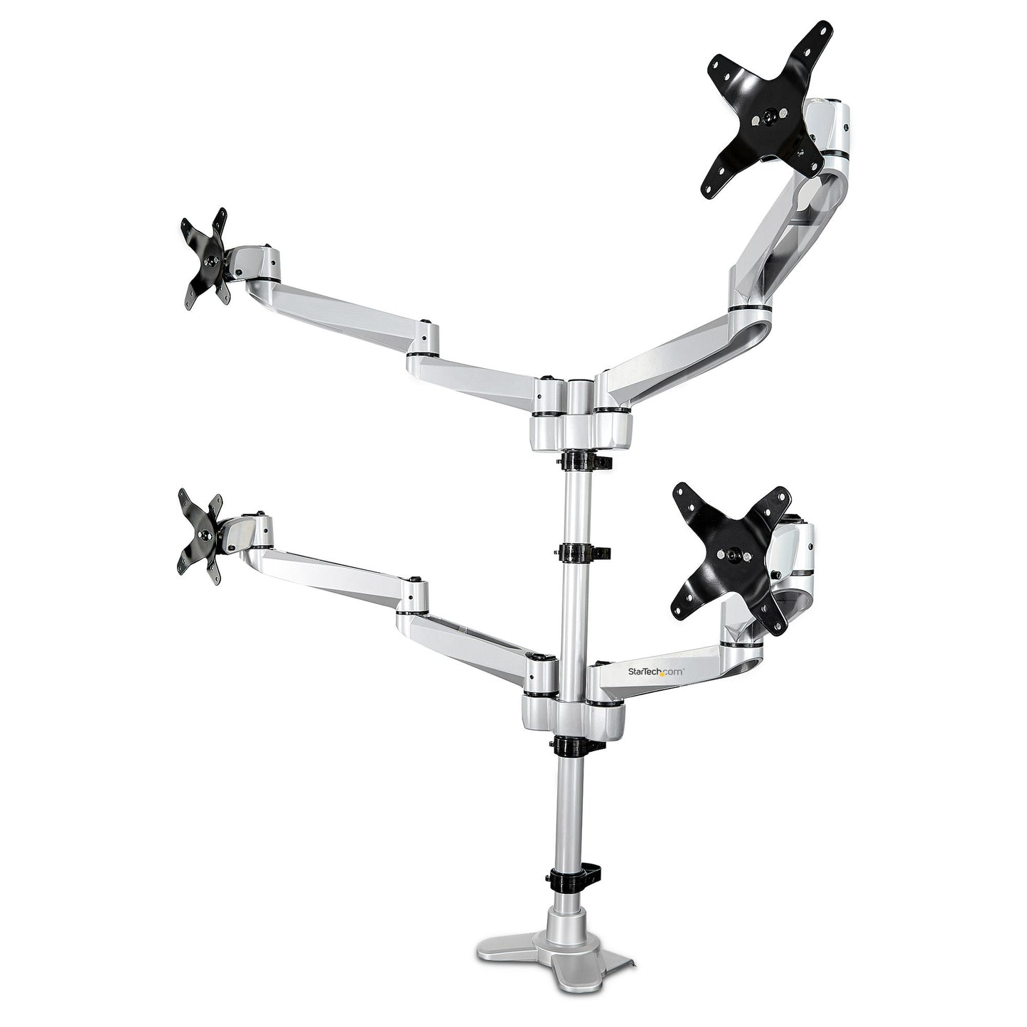 StarTech.com Desk Mount Quad Monitor Arm – Premium Articulating VESA 4 Monitor Mount
